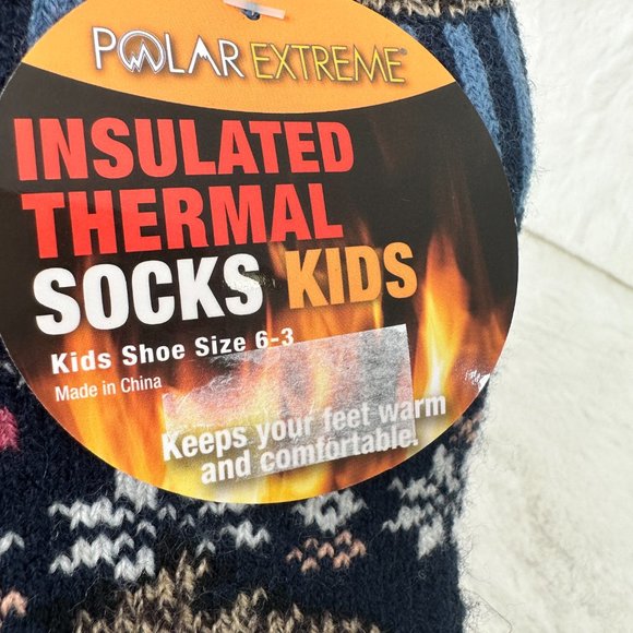 Polar Extreme Insulated Thermal Slipper Socks Kids Sloth - Picture 5 of 5